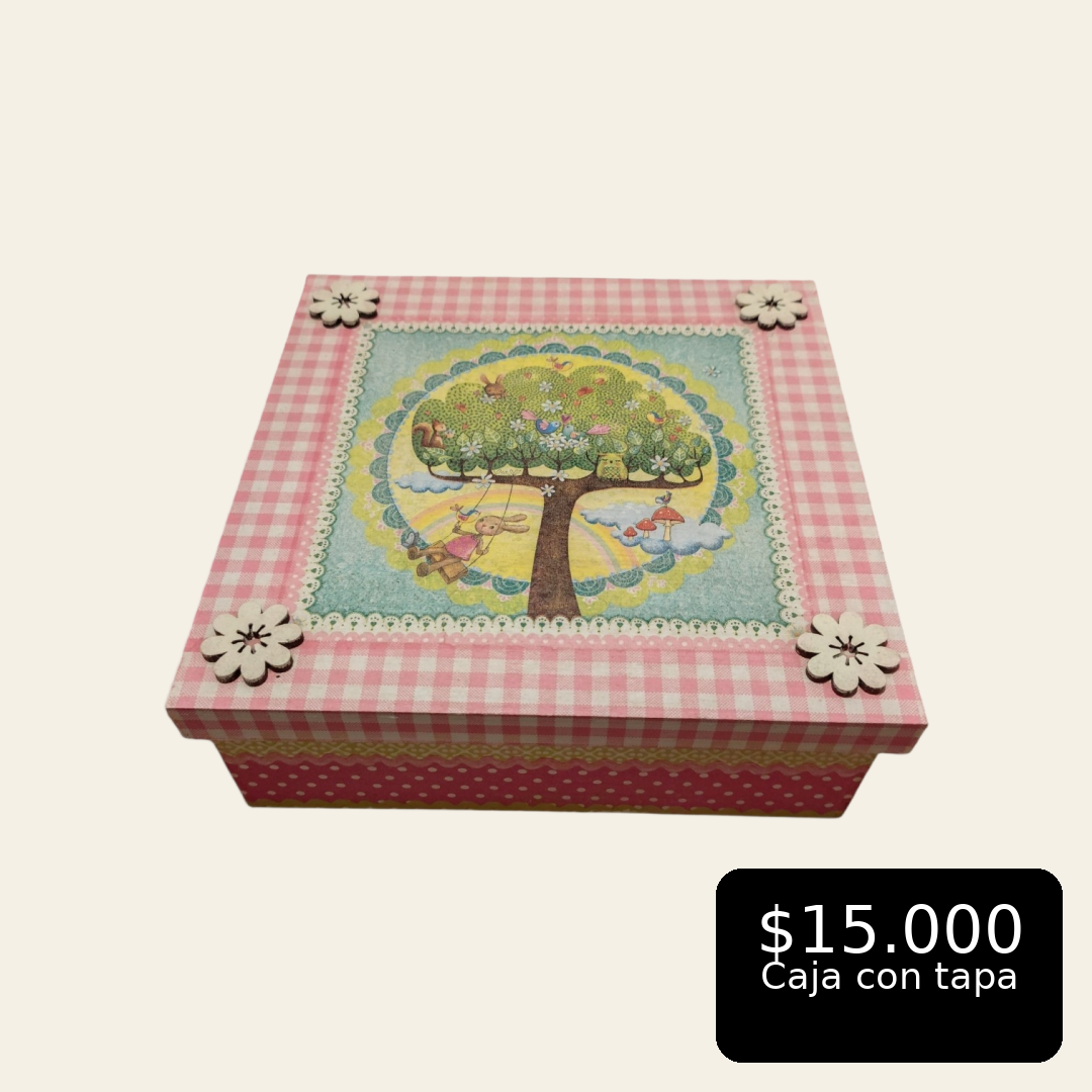 Caja con tapa